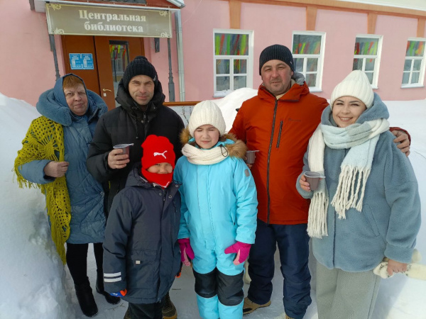 «Сбитень по-Посадски» представили библиотекари на празднике Проводы зимы