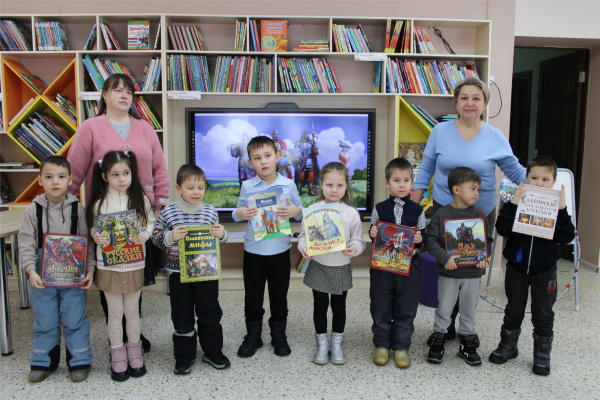 В Детской библиотеке начала свою работу программа развивающего чтения «По заставам богатырским, по Руси былинной»