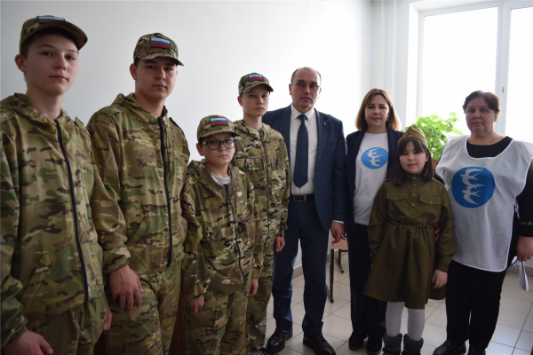 Площадка «Письмо солдату» в рамках военно-спортивного праздника, посвященного Дню защитника Отечества