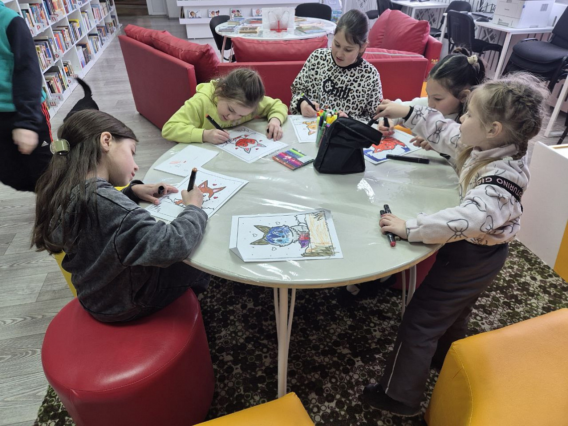 Каникулы в Октябрьской сельской библиотеке