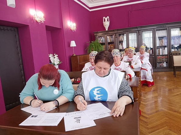 «Диктант Победы» в библиотеках города Мариинский Посад