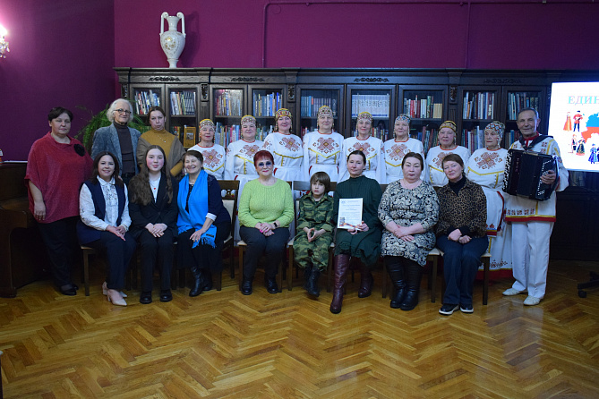 Историко-литературный хронограф "Едино государство, когда един народ" в Центральной районной библиотеке