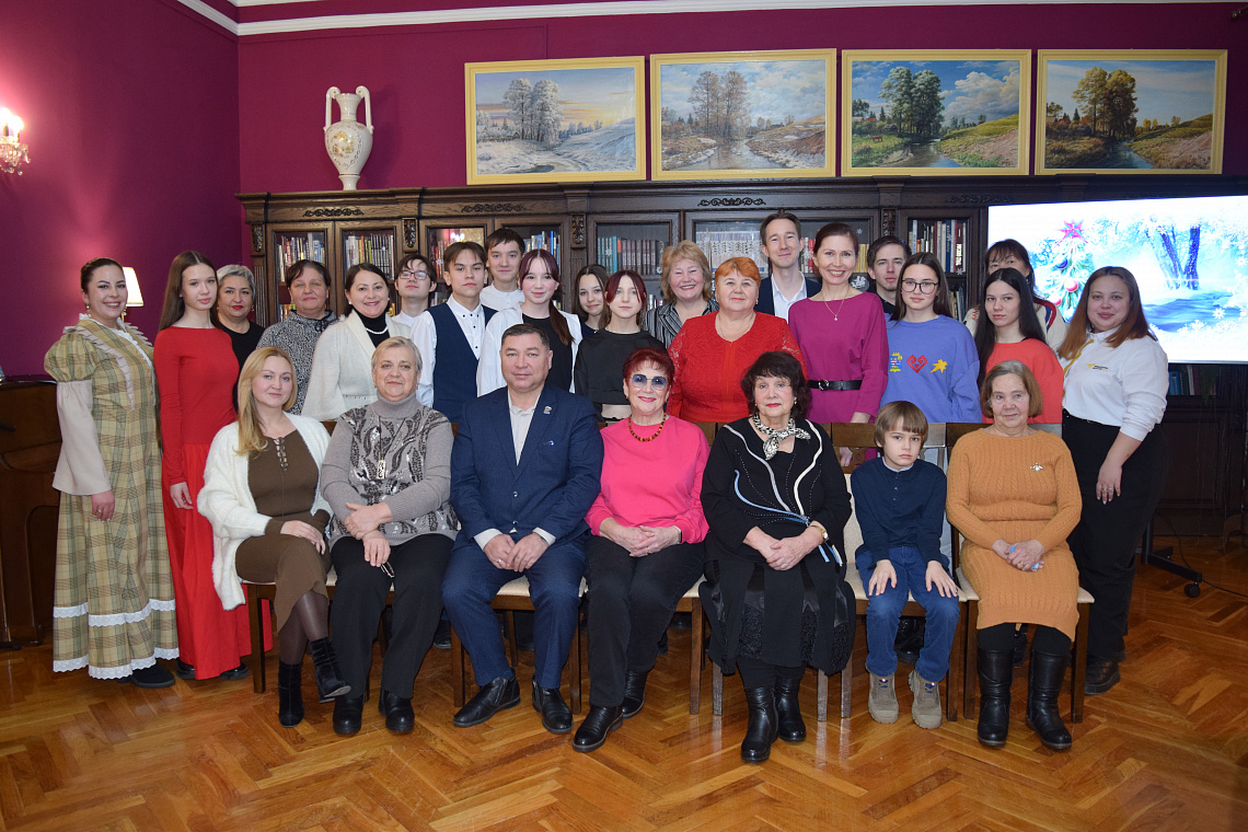 Литературная рождественская встреча в Центральной районной библиотеке